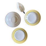 Lot of 4 vintage serving pieces Moulin des Loups