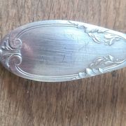 Lot de 12 couverts fourchettes anciennes métal argenté vintage