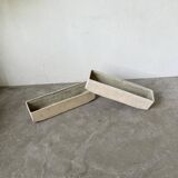Pair of Modernist Eternity Planters by Willy Guhl