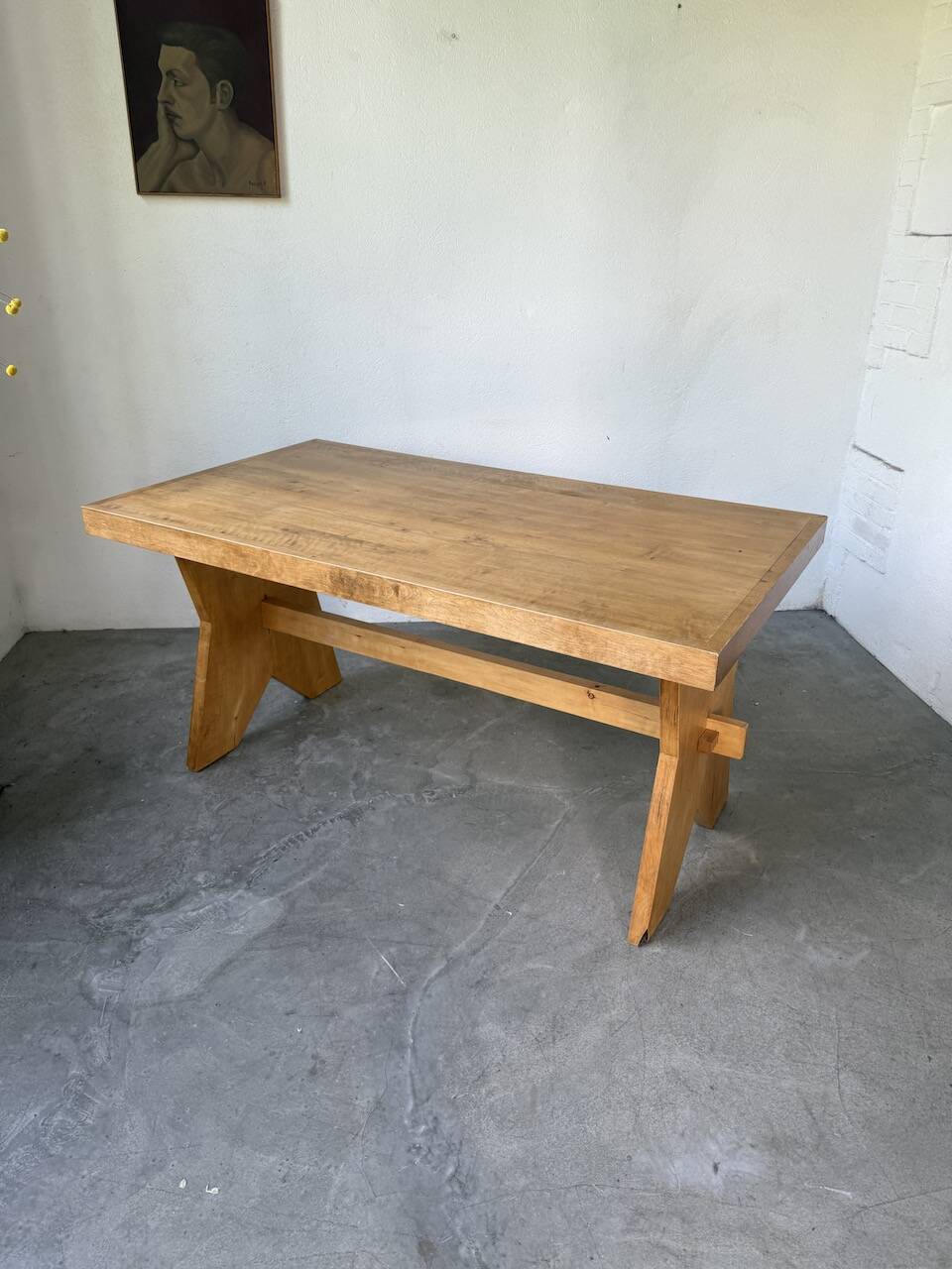 1950s beech mountain furniture table