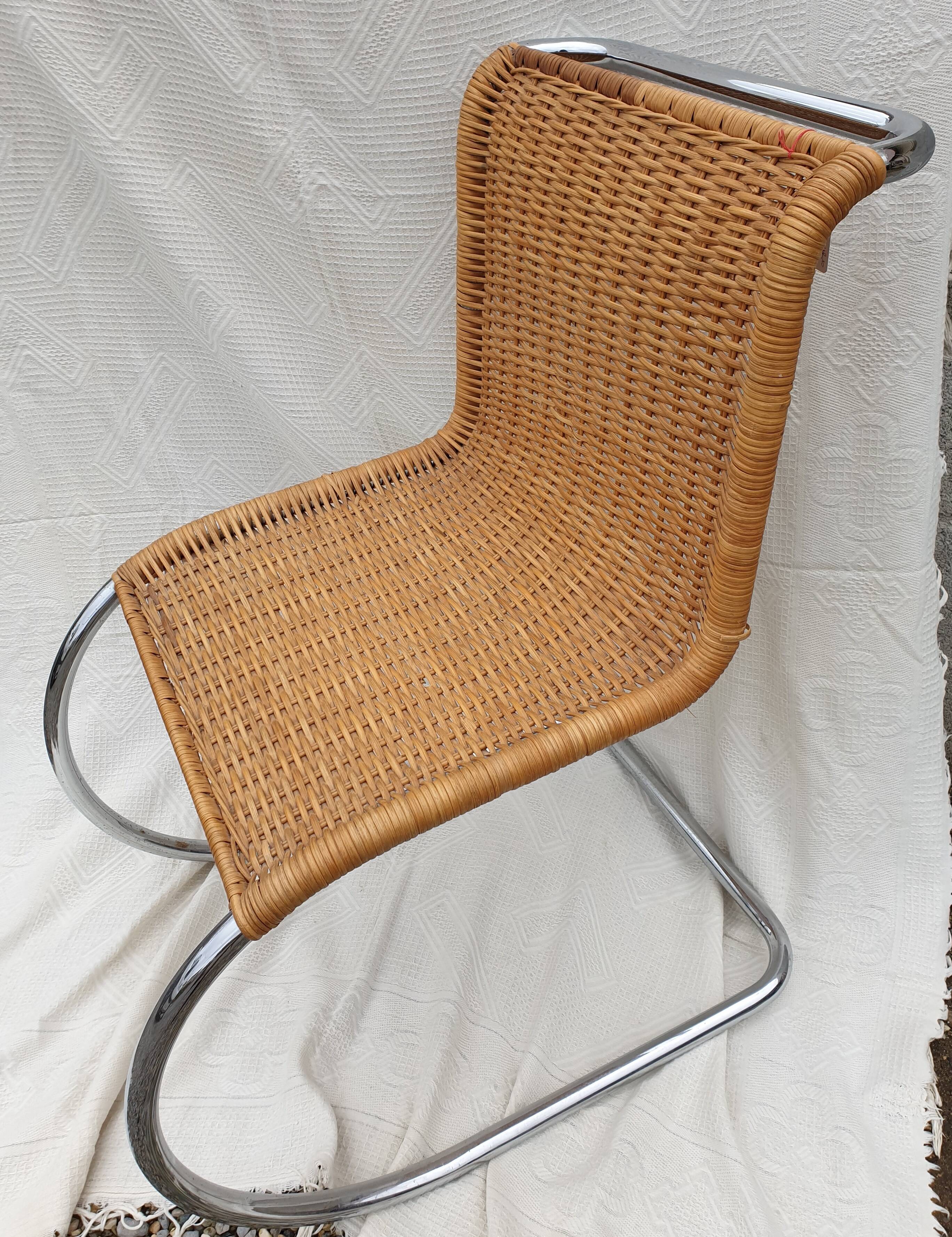 Mr 10 rattan armchair by Ludwig Mies Van der Rohe