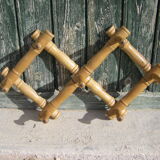 Old accordion coat rack