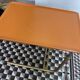 Table d’appoint vintage Werzalit – années 60/70 – plateau orange