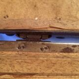 Small suitcase vintage wood and cardboard