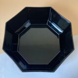 Black arcoroc octime glass bowl of the 80