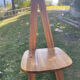 Round table + 2 chairs and 2 rounded benches suitable for the table.