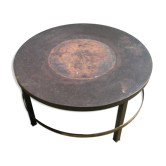 Metal coffee table