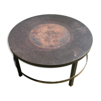 Metal coffee table