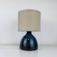 Vintage blue ceramic lamp, 1960s