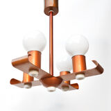 Chandelier type Z-1005/4, Elektrotechniczna Spółdzielnia Inwalidów Rencista, Poland, 1970s