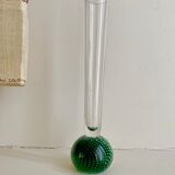 Soliflore vase on sulphide ball base