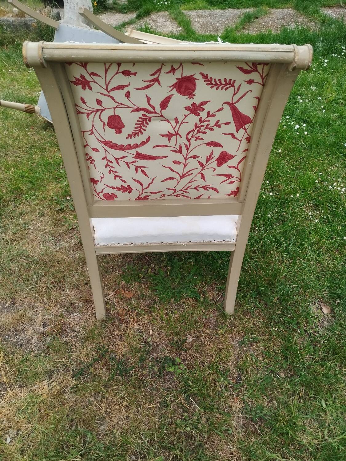 Pair of antique armchairs in Louis XVI style.