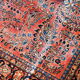 Handmade antique Persian Sarouk rug 4' x 6.8' (122cm x 207cm) 1920s - 1B784