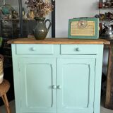 Ancien buffet parisien vert amande