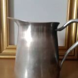 Vintage silver metal pitcher
