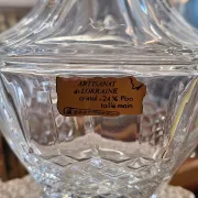 Crystal wine carafe