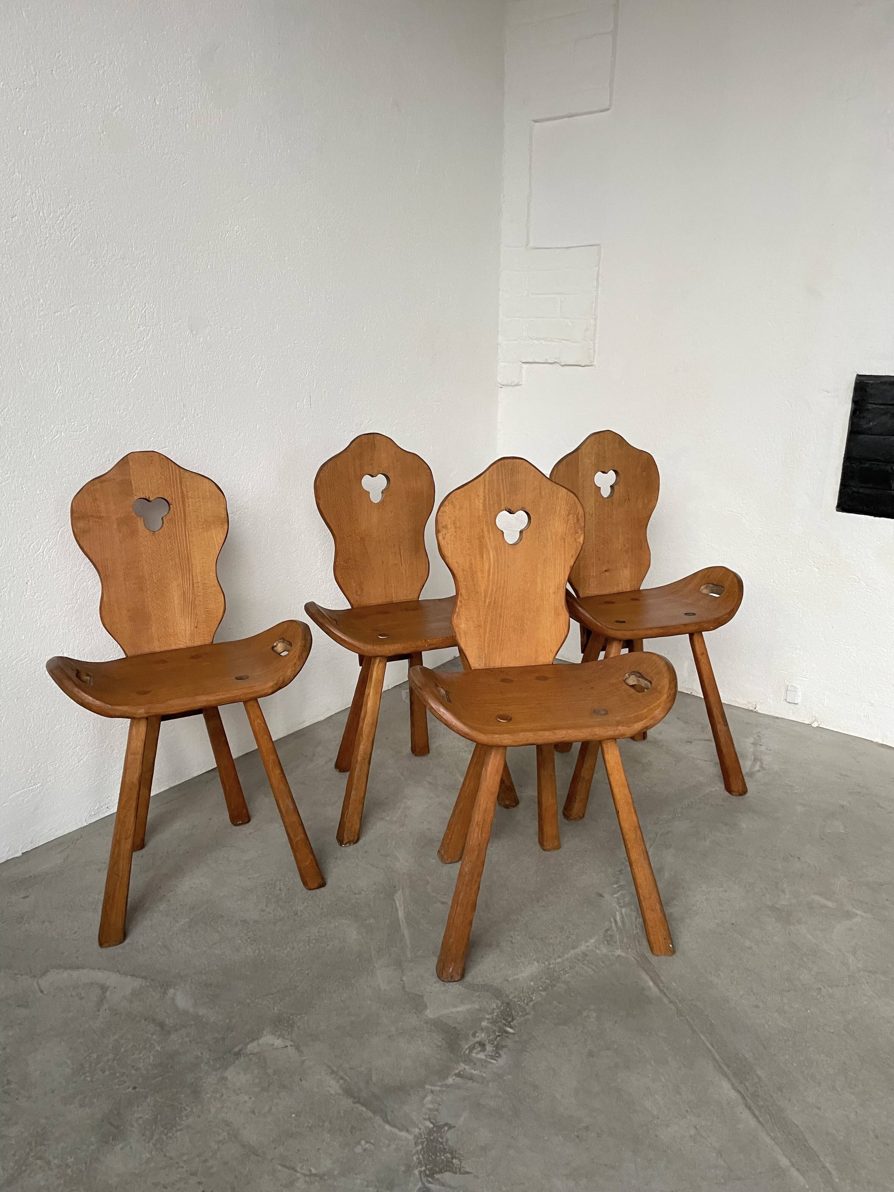 Oak mountain chalet chairs