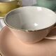 Mugs Moulin des Loups pastel colour 1960s