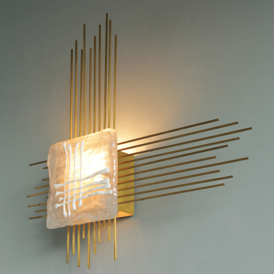Sculptural Wall Light by Angelo Brotto for Esperia Italy, 60s