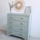 Green art deco dresser