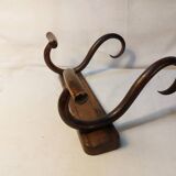Baumann wall coat rack in curved wood - Hat rack - 1920s