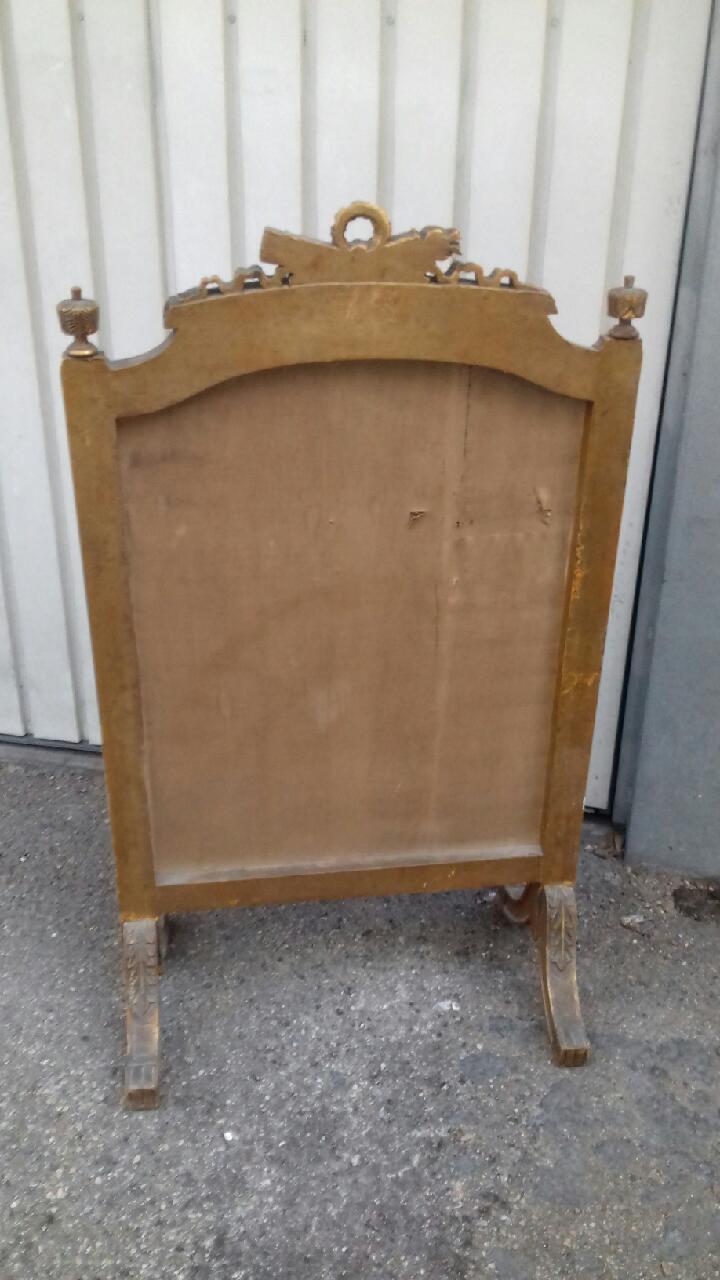 Firewall Golden Wood Louis XVI 19th