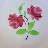 4 K and G Luneville soup plates, Rose Mai model 2106201
