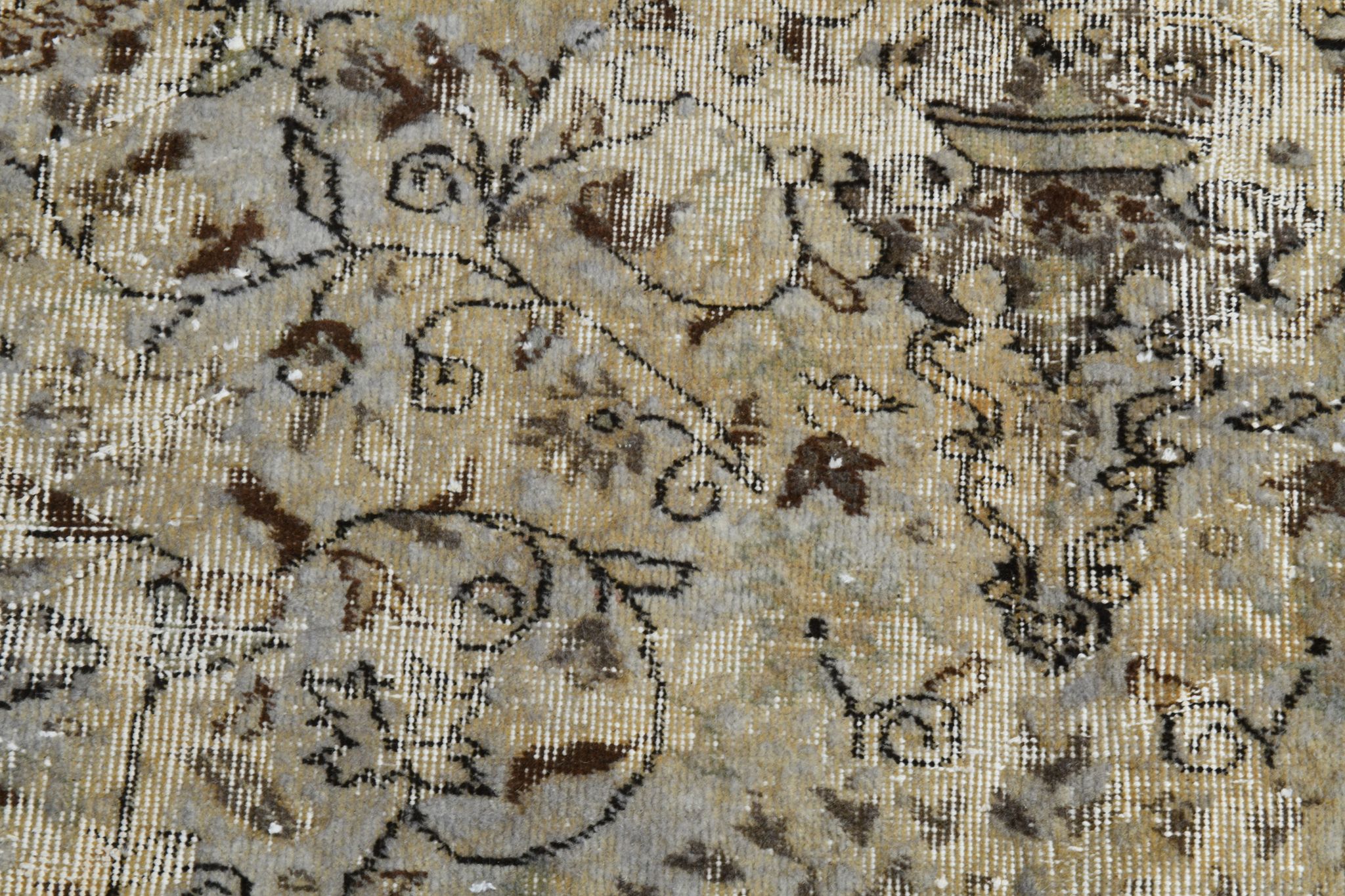 7x9 old antique anatolian turkish rug 289x206cm
