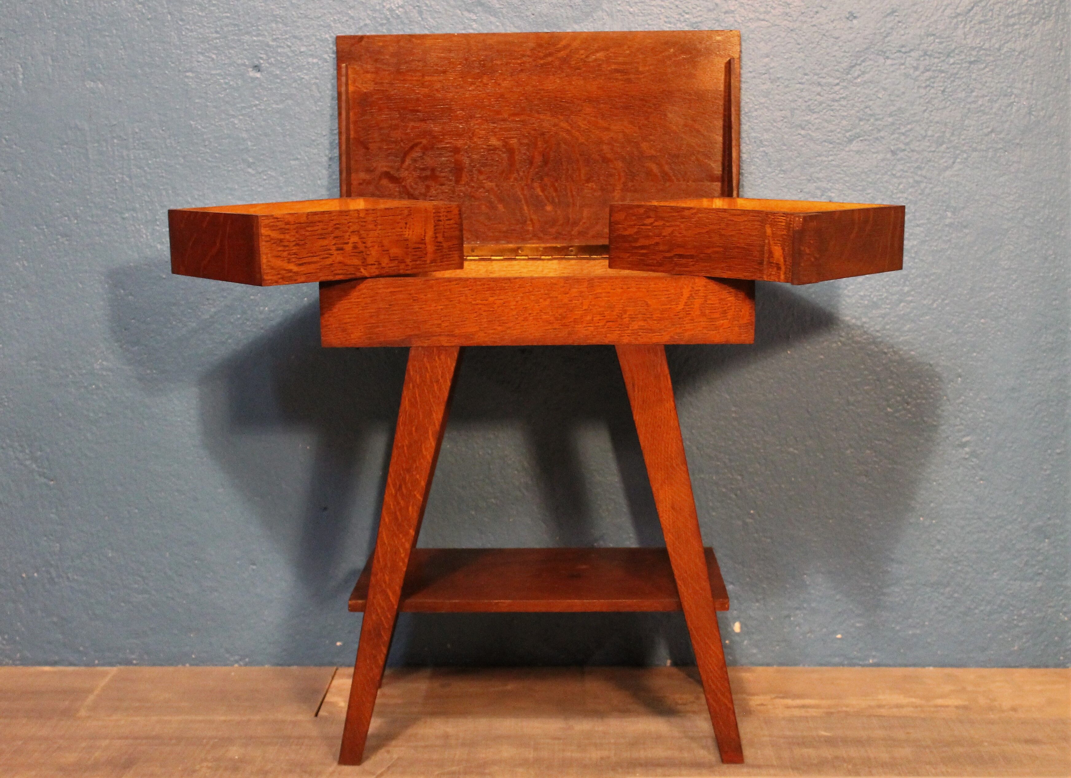 A worker sewing Scandinavian compass 1960