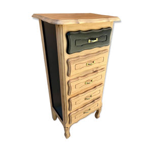 Chiffonnier 5 tiroir - noir