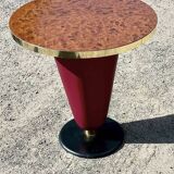 Designer pedestal table