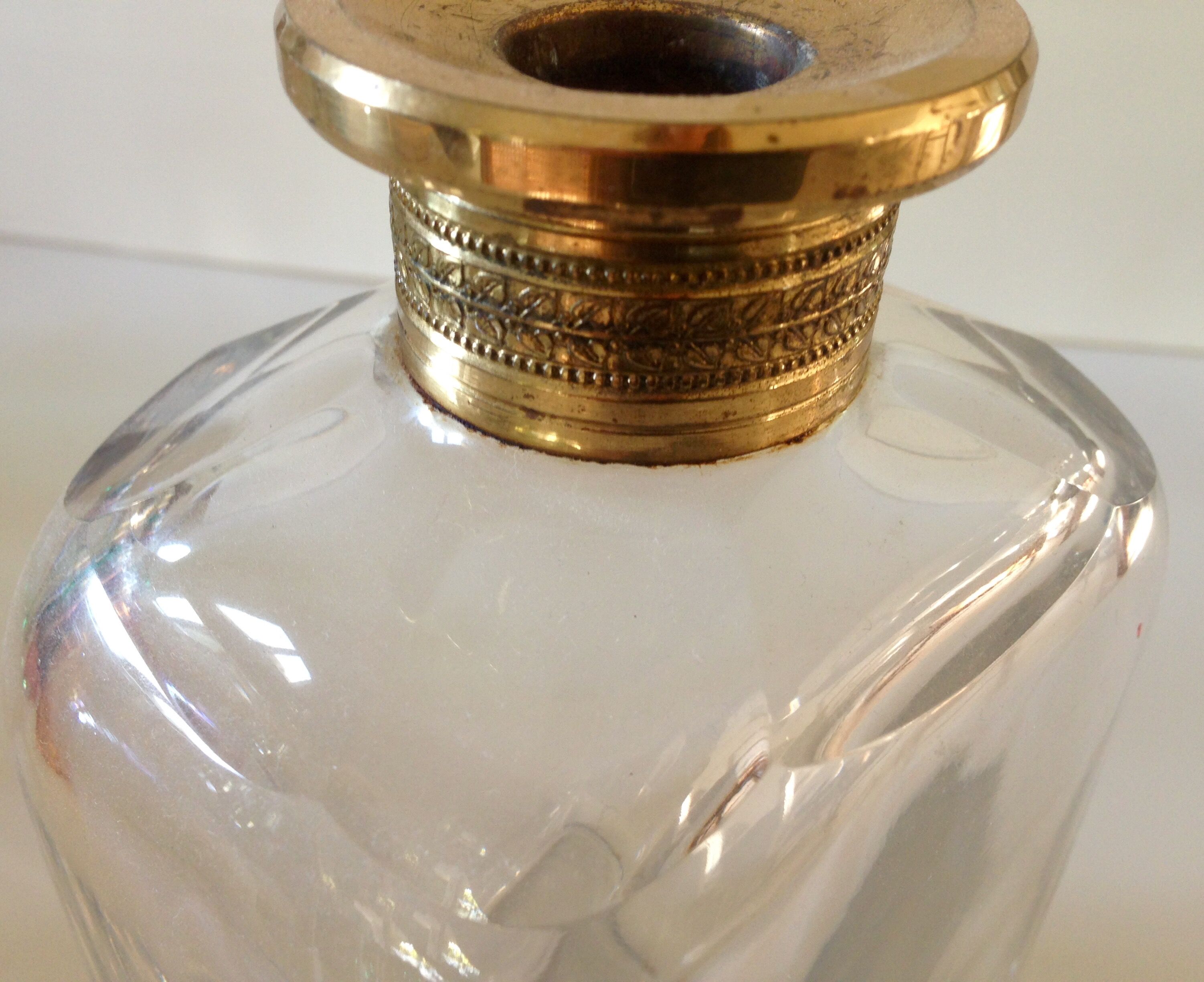 Crystal whiskey decanter