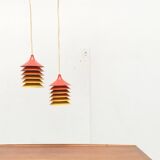 Vintage Duett pendant lamps by Bent Gantzel Boysen for Ikea, set of 2