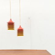 Vintage Duett pendant lamps by Bent Gantzel Boysen for Ikea, set of 2