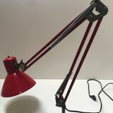 Lampe architecte rouge Made in RDA
