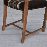 1970s, set 6 pcs of Danish dinning chairs, original very good condition, oak wood.