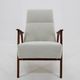 Restored beech armchair from the 1960s, Czechoslovakia