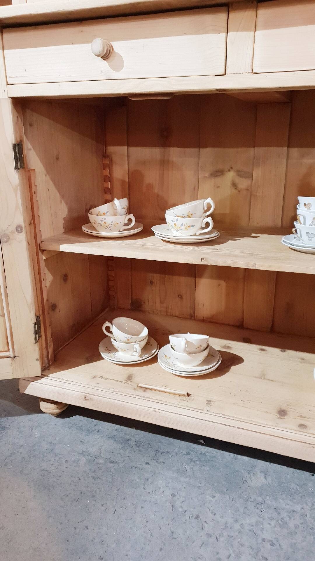 Old sideboard in two parts