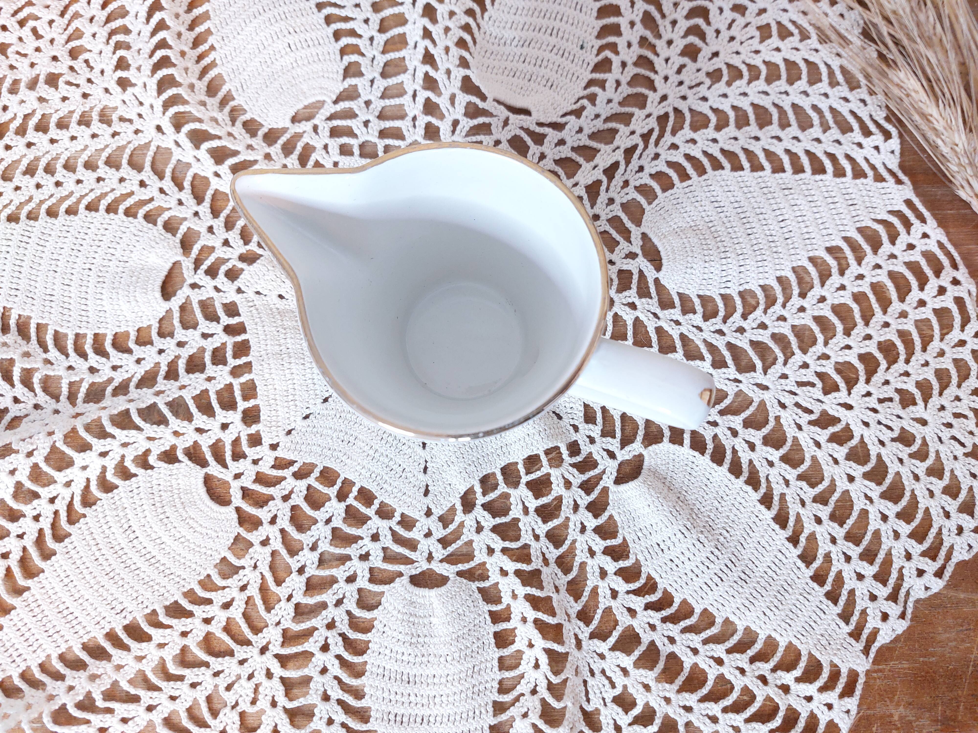 Luneville KG France milk jug, pink rose decor