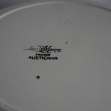 Plat Sarreguemines modèle Rusticana