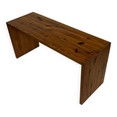 Vintage Side Table Ate Van Apeldoorn, Pine Wood 1970s