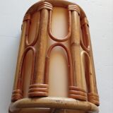 Pair of bamboo sconces