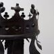 Grand Italian chandelier in wrought iron - 19th century