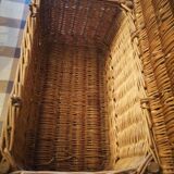 Small wicker suitcase basket 1900
