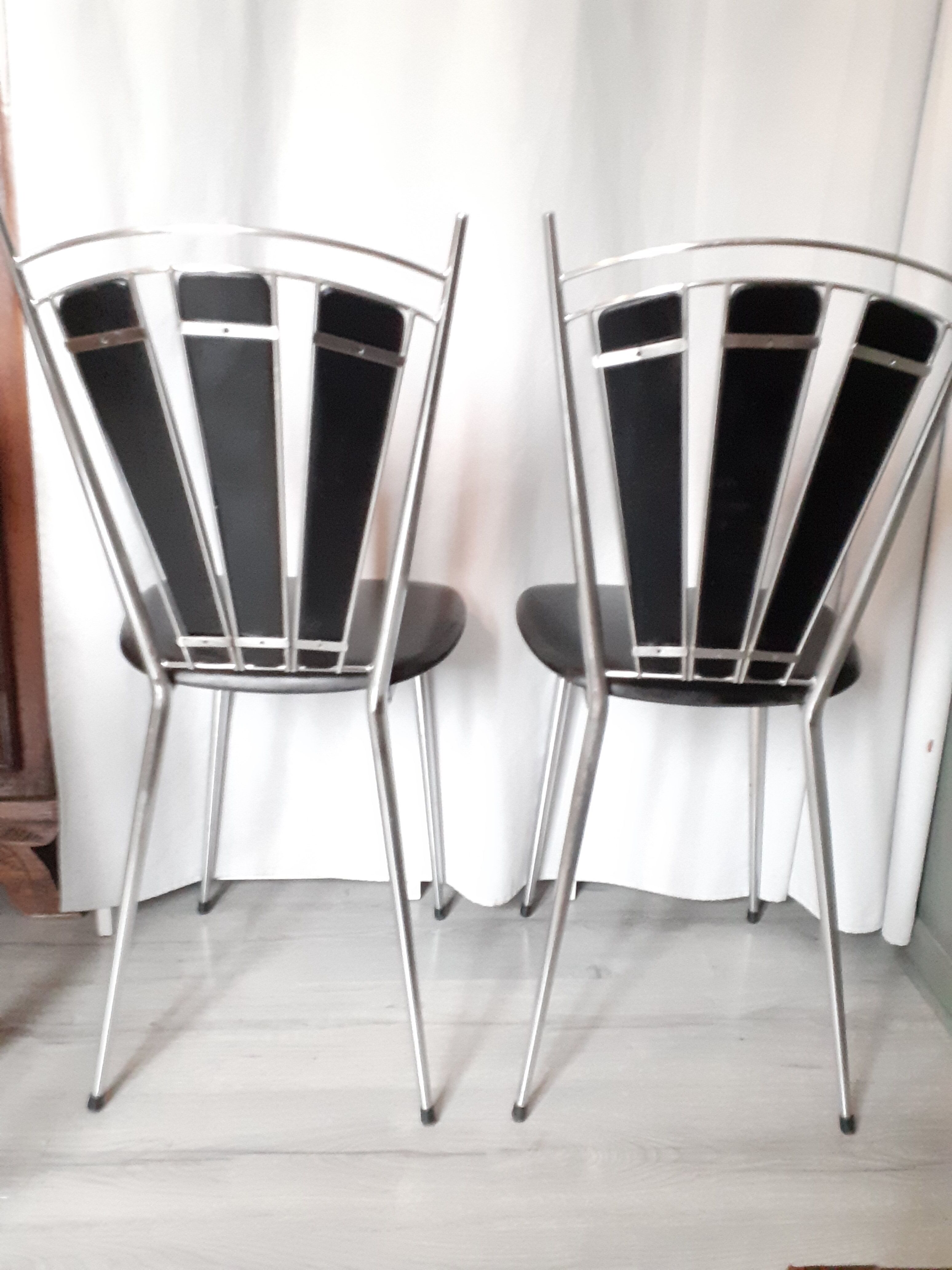 Set of  2 chairs Soudexvinyl 70-80s