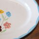 Oval dish 50s Salins model Jocelyne - flowers