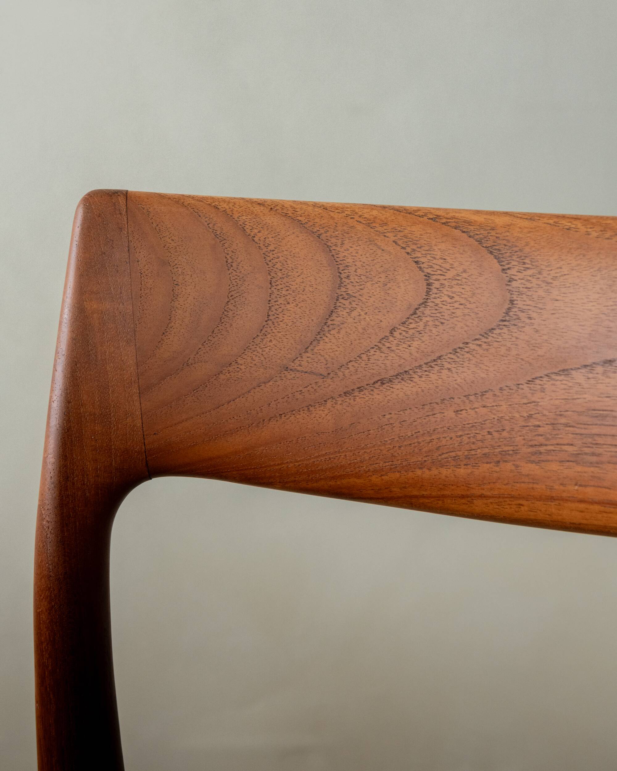 Danish Modern Teak Dining Chairs Model 77 Niels Otto Møller 1960s, Set of 6