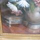 Bouquet of flowers ancien tableau signed Schwartz