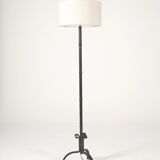 Wrought iron floor lamp 1950s.