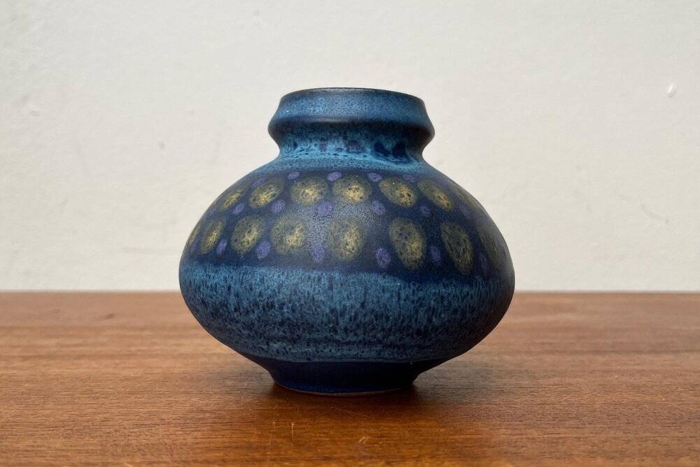 Vintage German ceramic vase from the Viola series by KMK Keramik Manufaktur Kupfermühle, 1970s.